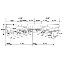 Load image into Gallery viewer, Hewitt Dual Power Reclining Sectional