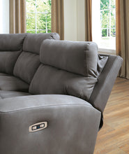 Load image into Gallery viewer, Next-Gen DuraPella Power Reclining Sectional Loveseat with Console