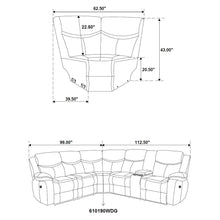 Load image into Gallery viewer, Sycamore Power Reclining Sectional Sofa
