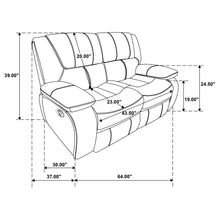 Load image into Gallery viewer, Camila Reclining Loveseat