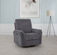 Load image into Gallery viewer, Adler Power Swivel Glider Recliner