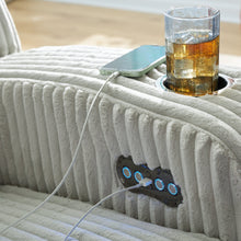 Load image into Gallery viewer, Forest Lake Power Reclining Loveseat with Console