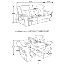 Load image into Gallery viewer, Conrad Reclining Sofa