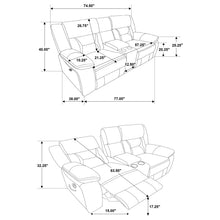 Load image into Gallery viewer, Greer Reclining Glider Loveseat