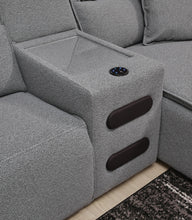 Load image into Gallery viewer, Modmax II Power Reclining Sectional with Chaise and Audio Consoles