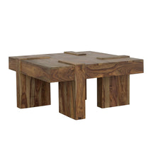 Load image into Gallery viewer, Samira Wooden Square Coffee Table Natural Sheesham