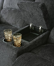 Load image into Gallery viewer, Draycoll Power Reclining Loveseat with Console
