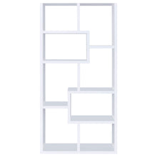 Load image into Gallery viewer, Theo 10-shelf Bookcase Weathered Grey