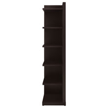 Load image into Gallery viewer, Pinckard 6-tier Corner Bookcase Cappuccino