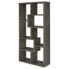 Load image into Gallery viewer, Theo 10-shelf Bookcase Weathered Grey