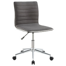 Load image into Gallery viewer, Chryses Adjustable Height Office Chair Grey and Chrome