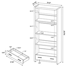 Load image into Gallery viewer, Skylar Bookcase