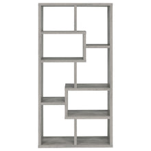 Load image into Gallery viewer, Theo 10-shelf Bookcase Weathered Grey