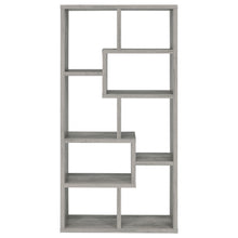 Load image into Gallery viewer, Theo 10-shelf Bookcase Weathered Grey