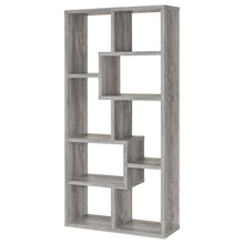 Load image into Gallery viewer, Theo 10-shelf Bookcase Weathered Grey
