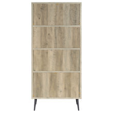 Load image into Gallery viewer, Maeve 3-shelf Engineered Wood Bookcase with Drawers Antique Pine and Grey