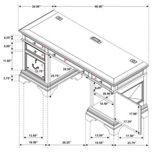 Load image into Gallery viewer, Hartshill Credenza Desk with Hutch