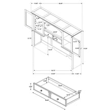 Load image into Gallery viewer, Hartshill Credenza Desk with Hutch