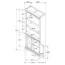 Load image into Gallery viewer, Hartshill Bookcase with Cabinet