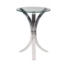 Load image into Gallery viewer, Emmett Round Accent Table Clear
