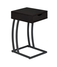 Load image into Gallery viewer, Troy Accent Table with Power Outlet Cappuccino