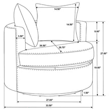 Load image into Gallery viewer, Debbie Swivel Accent Chair