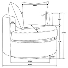 Load image into Gallery viewer, Debbie Swivel Accent Chair