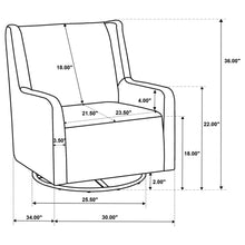 Load image into Gallery viewer, Serra Swivel Glider Chair