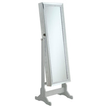 Load image into Gallery viewer, Elle Jewelry Cheval Mirror with Crytal Trim Silver