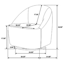 Load image into Gallery viewer, Leon Swivel Accent Chair
