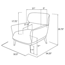 Load image into Gallery viewer, Andrea Accent Chair