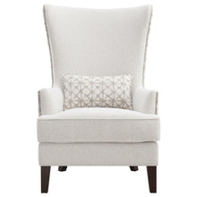 Load image into Gallery viewer, Pippin Upholstered Wingback Accent Chair Latte