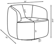 Load image into Gallery viewer, Hudson Swivel Accent Chair