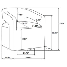 Load image into Gallery viewer, Westhill Swivel Accent Chair