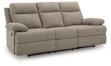 Load image into Gallery viewer, Side-Swipe Reclining Sofa with Drop Down Table