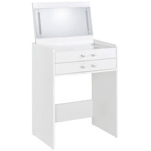 Load image into Gallery viewer, Danbury Makeup Vanity Table with LED Mirror and Stool