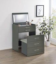 Load image into Gallery viewer, Danbury Makeup Vanity Table with LED Mirror and Stool