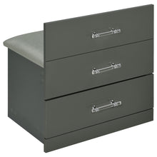 Load image into Gallery viewer, Danbury Makeup Vanity Table with LED Mirror and Stool
