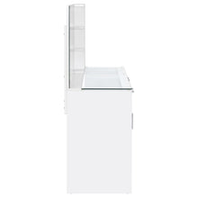 Load image into Gallery viewer, Flora Makeup Vanity Table with LED Mirror and Stool