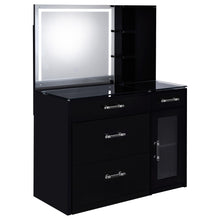 Load image into Gallery viewer, Flora Makeup Vanity Table with LED Mirror and Stool