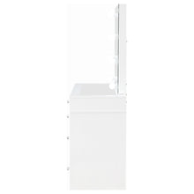 Load image into Gallery viewer, Regina Makeup Vanity Table with LED Mirror and Stool