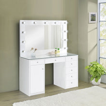 Load image into Gallery viewer, Acena Makeup Vanity Table with LED Mirror
