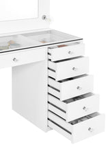 Load image into Gallery viewer, Acena Makeup Vanity Table with LED Mirror