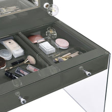 Load image into Gallery viewer, Afshan Makeup Vanity Table with LED Mirror