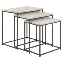Load image into Gallery viewer, Medora 3-piece Nesting Table with Marble Top