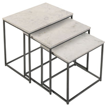 Load image into Gallery viewer, Medora 3-piece Nesting Table with Marble Top