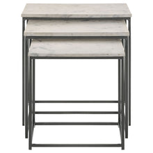 Load image into Gallery viewer, Medora 3-piece Nesting Table with Marble Top