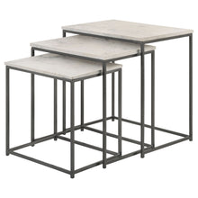 Load image into Gallery viewer, Medora 3-piece Nesting Table with Marble Top