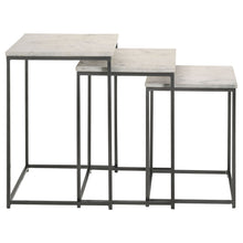 Load image into Gallery viewer, Medora 3-piece Nesting Table with Marble Top