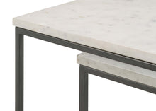 Load image into Gallery viewer, Medora 3-piece Nesting Table with Marble Top